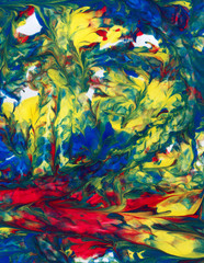 Obraz na płótnie Canvas abstract art. creative hand painted background, wallpaper, texture.