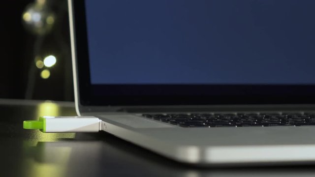 Theft Downloading a files from  notebook to USB flash disk in Christmas celebration time