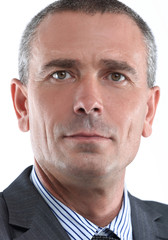 face of a successful businessman