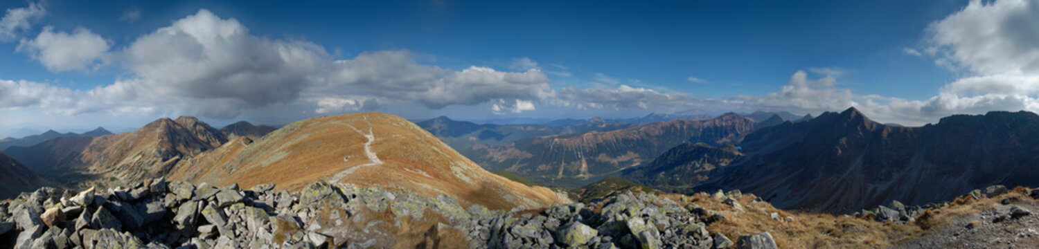 Panorama ze Spalonej