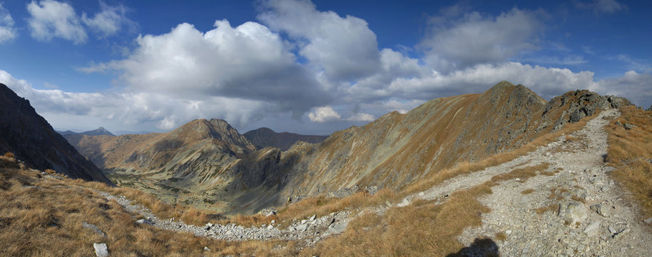 Panorama ze Spalonej Przełęczy