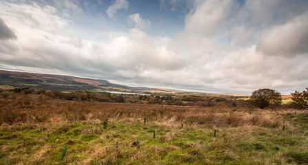 Clouds over English Moorland