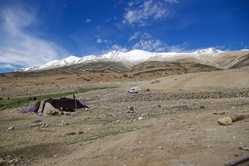 Nomad tent in Ladakh, India