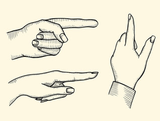 index finger shows gesture upward - 178178424