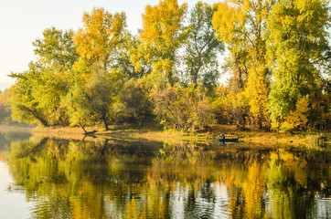 Autumn at lake