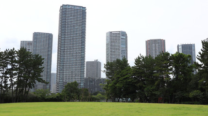 Tower Mansions At Shinonome, Tokyo, Japan