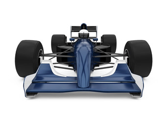 Naklejka premium Formula One Race Car Isolated
