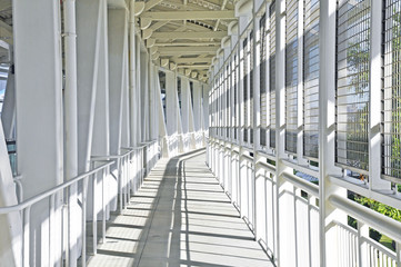 Memetal footbridge, steel bridge.
