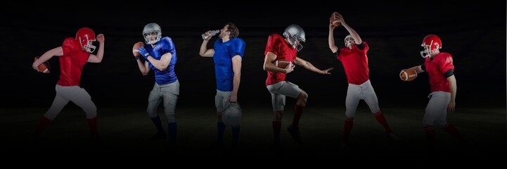 american football players wide black