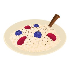 Meal icon, isometric style