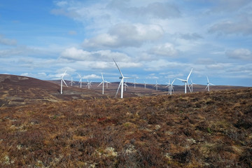 Windfarm in Scottish Highlands
