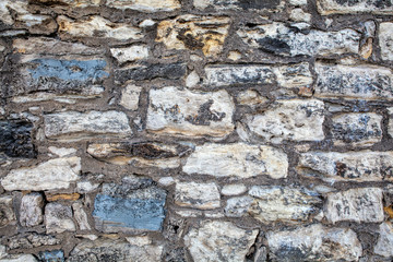 Part of a stone wall, for background or texture