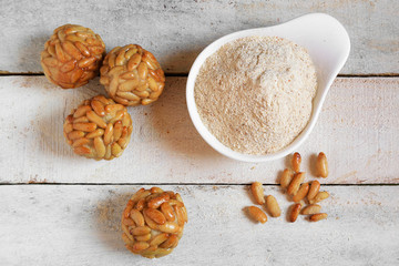 Preparing Some typical Spanish pastry 