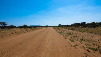 Fototapeta na wymiar Unendliche Weite soweit das Auge reicht - Namibia