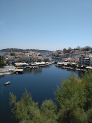 Fototapeta na wymiar Crete, sea, town, 