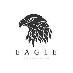 Eagle Logo, Bird logo set, Falcon logo, Hawk logo, Vector logo template.