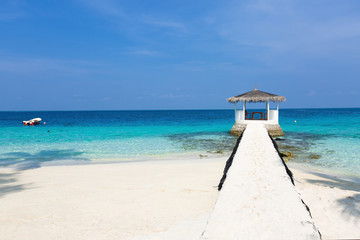 Summer house on tropical island