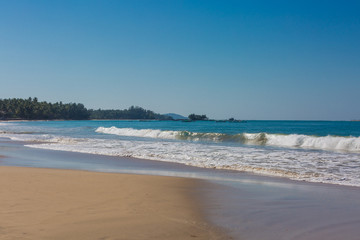 Ngapali Beach near Thandwe at Rakhine state in Myanmar (Burma)