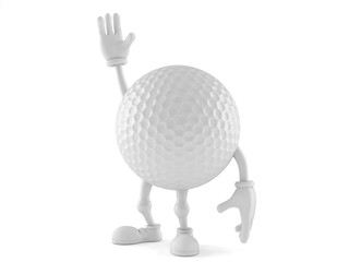 Golf ball character