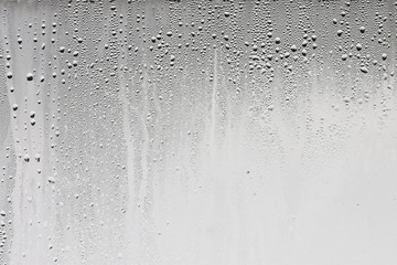 Texture of the rain on the glass - obrazy, fototapety, plakaty