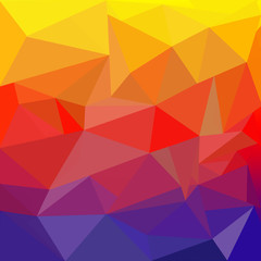 Obraz premium Light yellow polygonal illustration, which consist of triangles. Geometric background