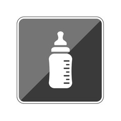 Babyflasche - Reflektierender App Button
