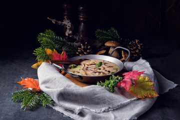 Tasty mushroom sauce