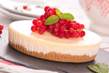 Redcurrant cheesecake. 