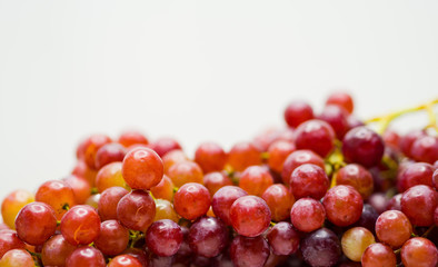 grape on wood background