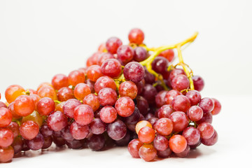 grape on wood background