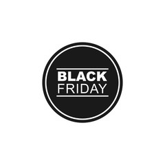 black friday sale banner vector illustration. editable. flat color.