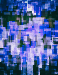 Abstract  Blue Shaped Crosses Background 15