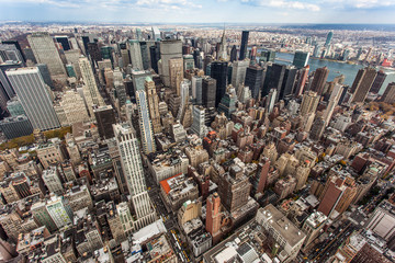 New York city from above