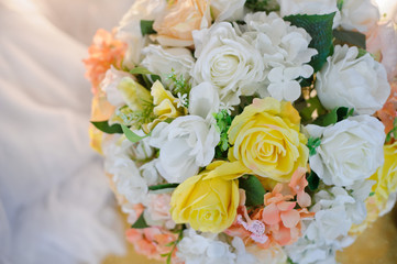 wedding flower decoration  / flower backdrop background