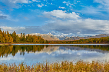 Mountain Lake, Altai mountains.