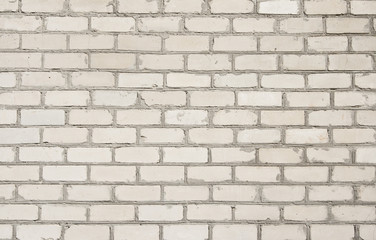 wall of white bricks as background