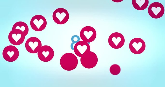 100,000 heart likes on social media