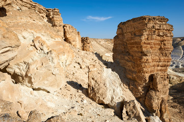 On the Ustyurt Plateau. Desert and plateau Ustyurt or Ustyurt plateau is located in the west of Central Asia, particulor in Kazakhstan, Turkmenistan and Uzbekistan.