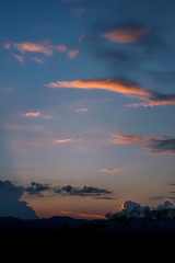 beautiful sunrise sunset sky for background ..