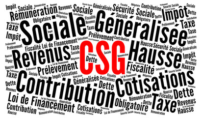 CSG nuage de mots 