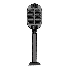 retro microphone icon