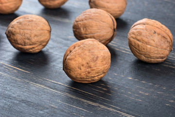 Walnuts on table
