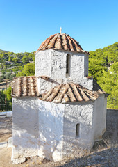 the old church of Saint Ioannis Kalibitis at Salamis island Greece