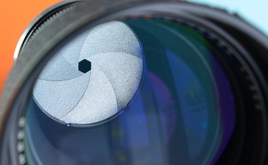 Blendenlamellen in einem Objektiv