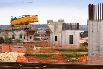 Motorway Bridge Construction