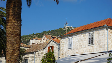 traditional houses on the island of hvar