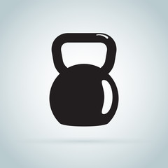 Kettlebell vector icon