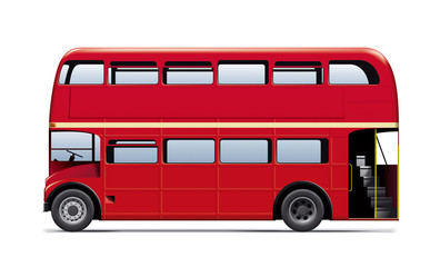Obraz na płótnie Canvas London City Bus