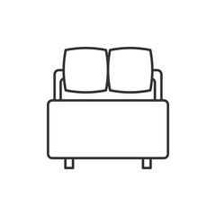 Bed line icon