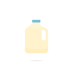 Gallon of milk icon vector